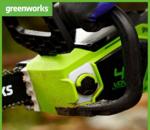 Greenworks GD40CS15K2X - poignée softgrip